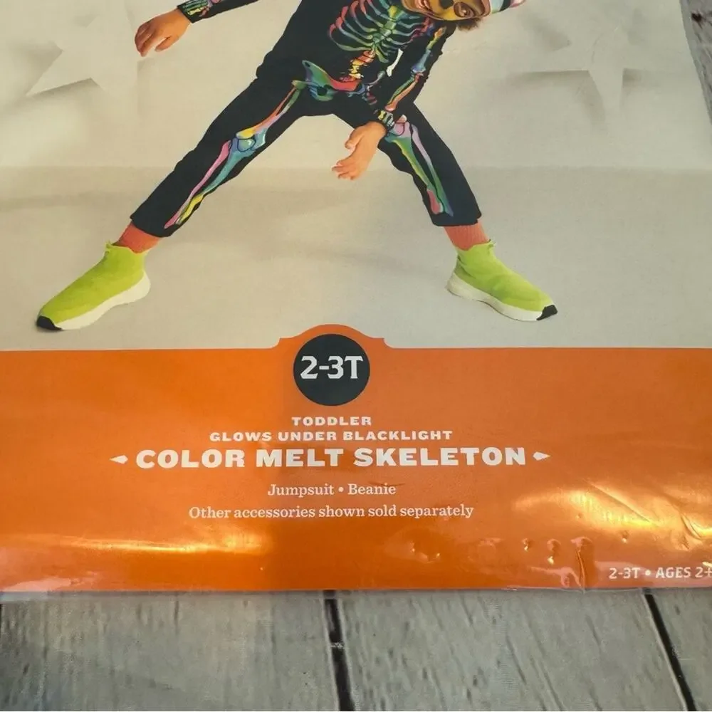 Hyde & EEK Target Color Melt Skeleton Halloween Costume